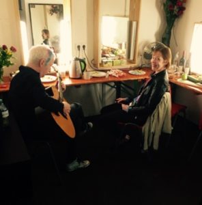 Suzanne Vega Backstage in Berlin. Foto: Linus Dessecker / Kobalt Productions.